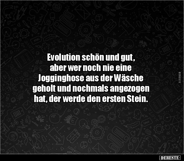 Evolution schön und gut, aber wer noch nie eine.. - Lustige Bilder | DEBESTE.de