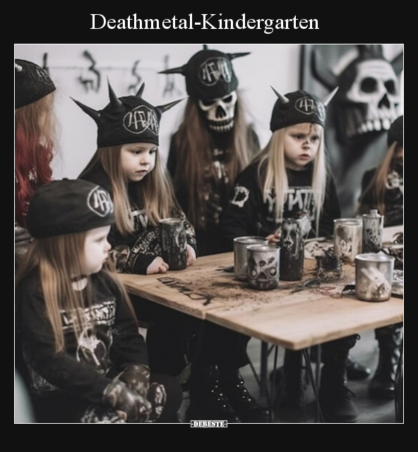 Deathmetal-Kindergarten.. - Lustige Bilder | DEBESTE.de