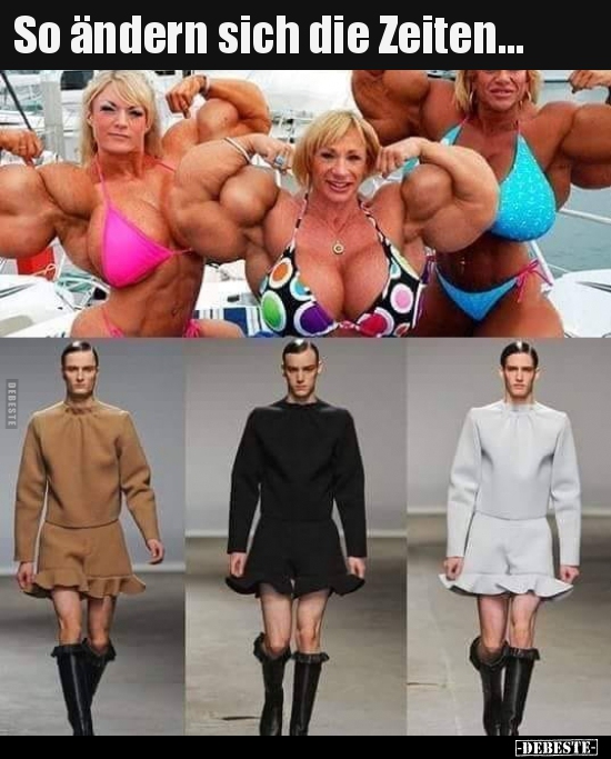 So ändern sich die Zeiten...