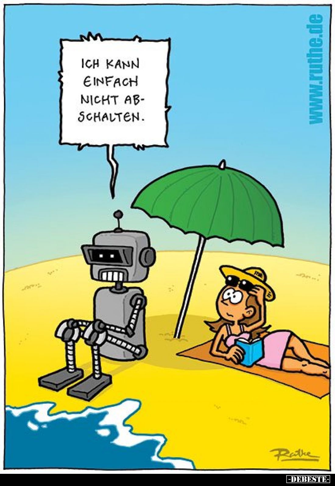 Ich kann einfach nicht abschalten.