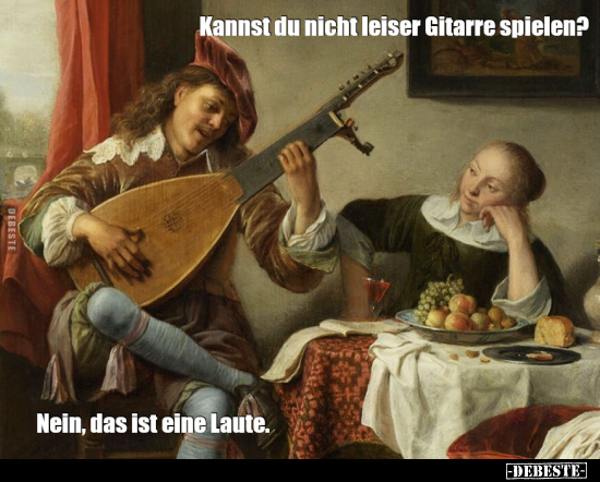 Kannst du nicht leiser Gitarre spielen?.. - Lustige Bilder | DEBESTE.de