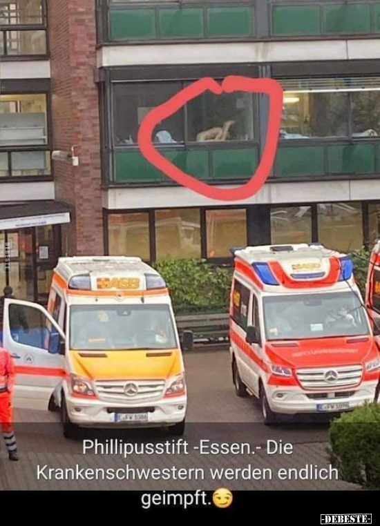 Phillipusstift -Essen.- Die Krankenschwestern werden.. - Lustige Bilder | DEBESTE.de