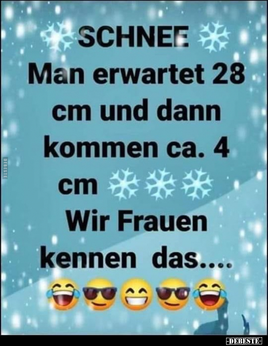 Lustige Bilder zum Thema: Frauen, Frau, Schnee, Kommen