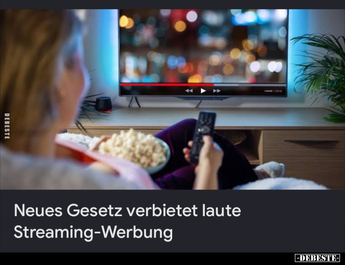 Neues Gesetz verbietet laute
Streaming-Werbung