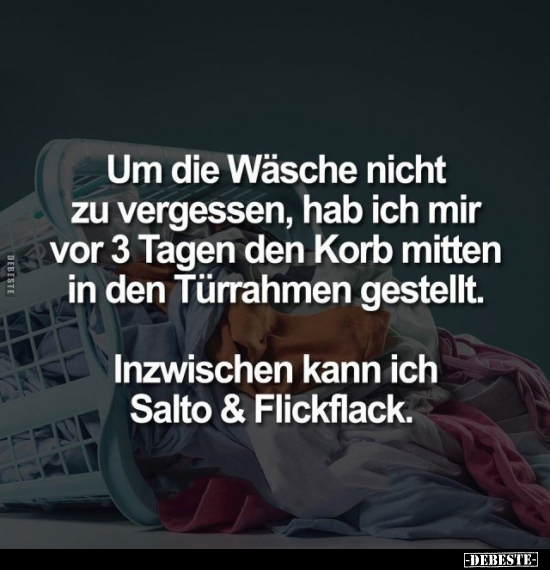 Um die Wäsche nicht zu vergessen.. - Lustige Bilder | DEBESTE.de