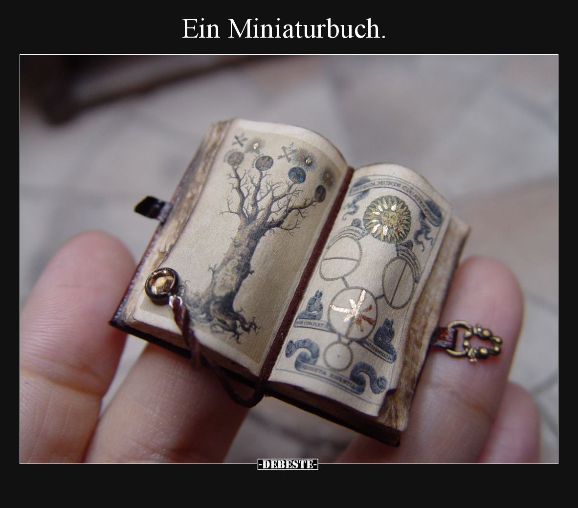 Ein Miniaturbuch