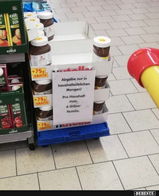 Haushaltsüblich ... Schantall sach doch ma de Kevin soll 6 Nudellas holen ... - Lustige Bilder | DEBESTE.de