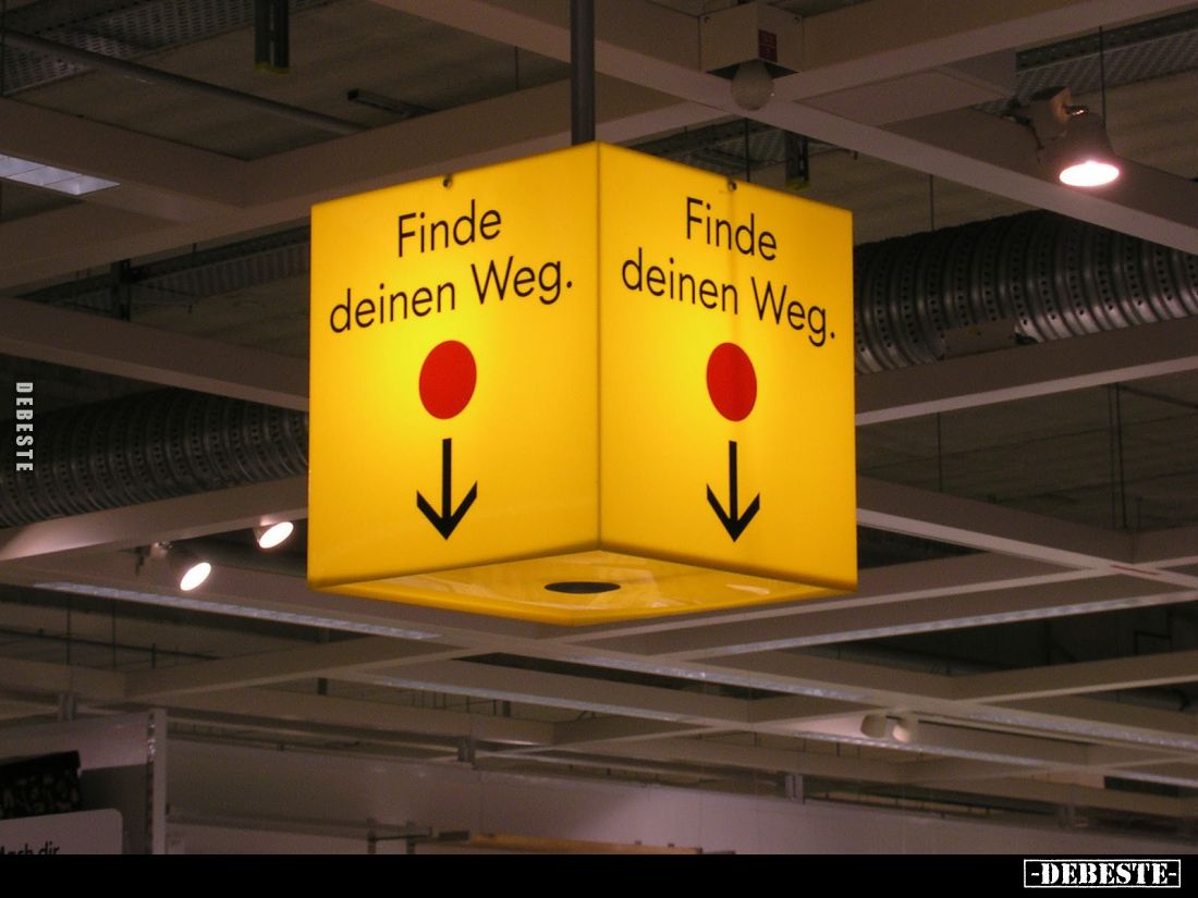 Finde deinen Weg.