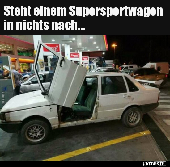 Steht einem Supersportwagen in nichts nach... - Lustige Bilder | DEBESTE.de