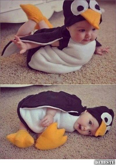 Baby im Pinguin Kostüm - Lustige Bilder | DEBESTE.de