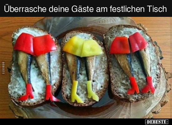 Überrasche deine Gäste am festlichen Tisch.. - Lustige Bilder | DEBESTE.de