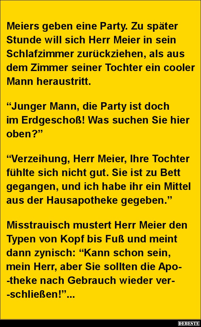Meiers geben eine Party.. - Lustige Bilder | DEBESTE.de