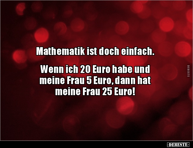 Mathematik ist doch einfach. - Lustige Bilder | DEBESTE.de
