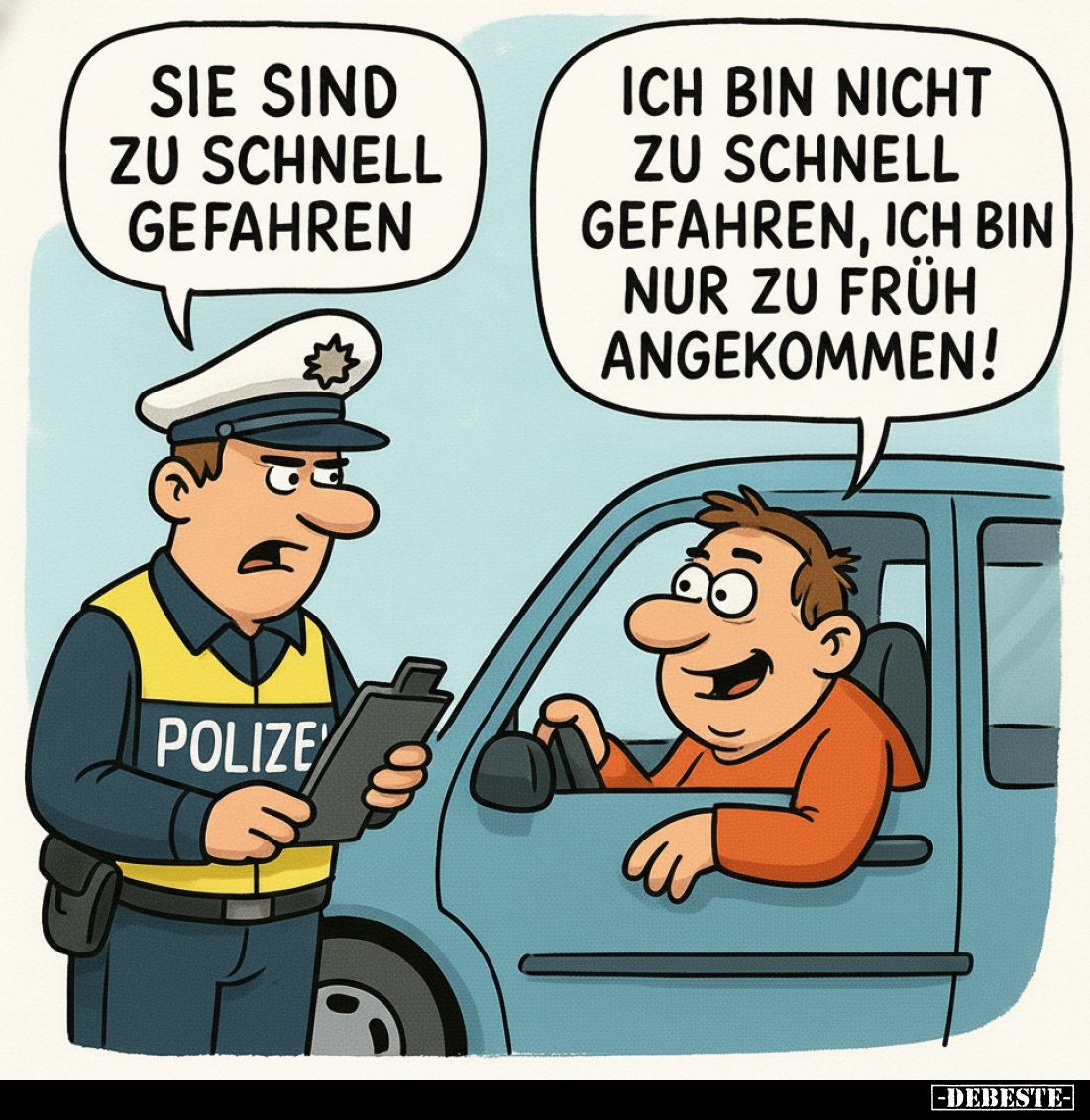 Sie sind zu schnell gefahren.. - Lustige Bilder | DEBESTE.de