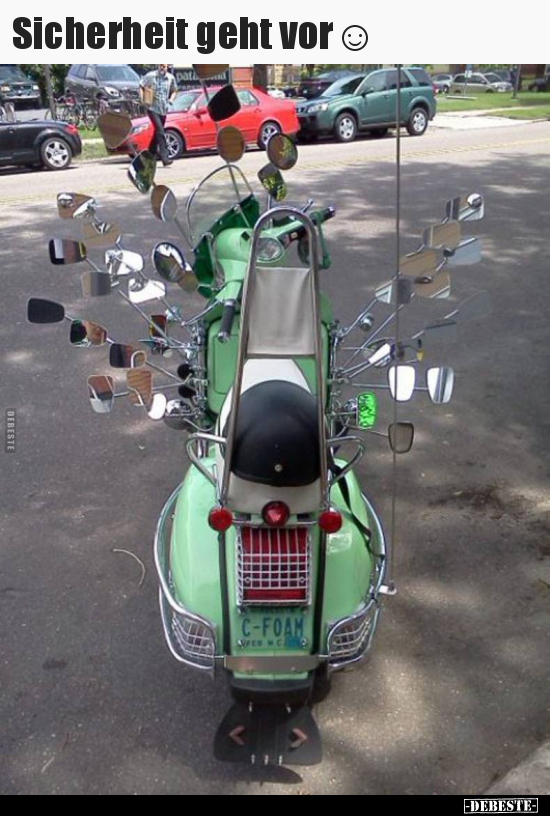 Sicherheit geht vor☺..