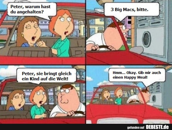 Peter, warum hast du angehalten? - Lustige Bilder | DEBESTE.de