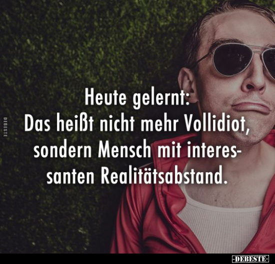 Heute gelernt: Das heißt nicht mehr Vollidiot.. - Lustige Bilder | DEBESTE.de