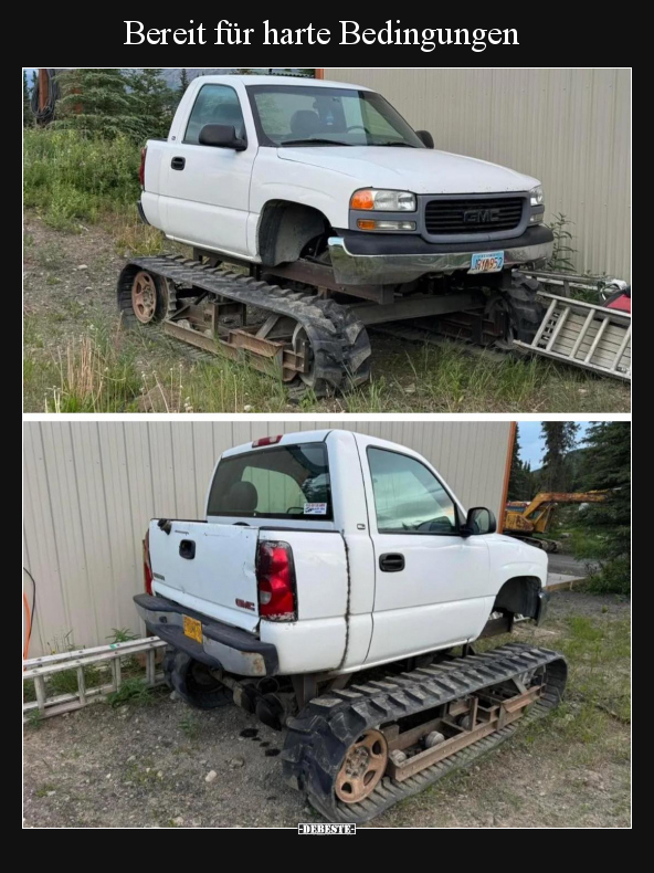 Bereit für harte Bedingungen