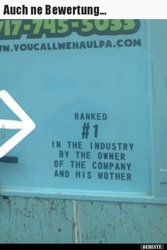 Auch ne Bewertung...