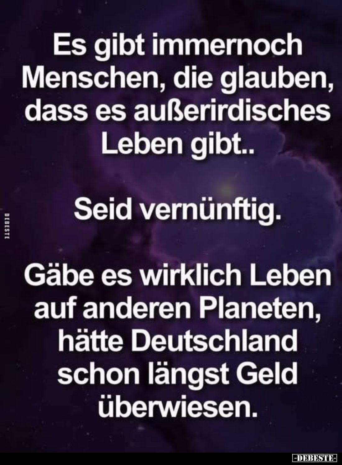 Es gibt immernoch Menschen, die glauben, dass es.. - Lustige Bilder | DEBESTE.de