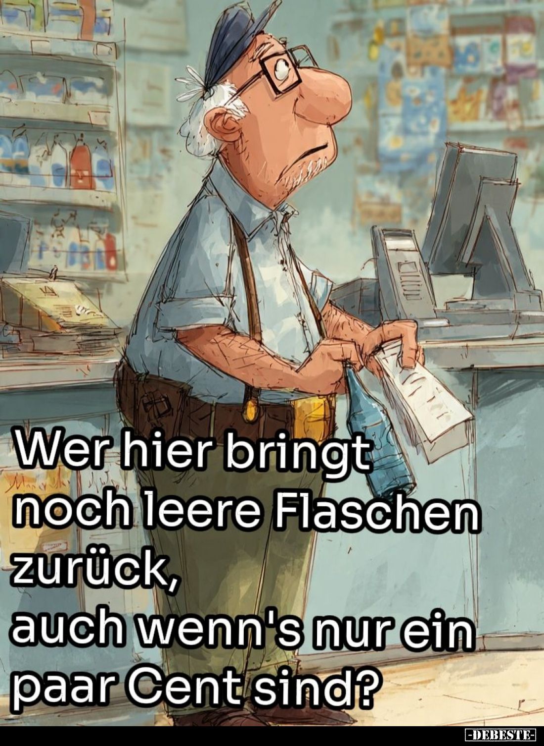 Wer hier bringt noch leere Flaschen zurück.. - Lustige Bilder | DEBESTE.de