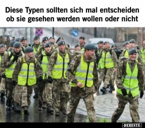 Diese Typen sollten sich mal entscheiden ob sie gesehen.. - Lustige Bilder | DEBESTE.de