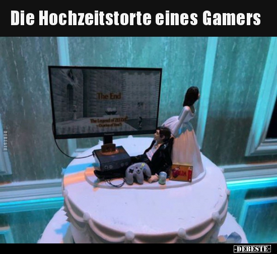 Die Hochzeitstorte eines Gamers.. - Lustige Bilder | DEBESTE.de