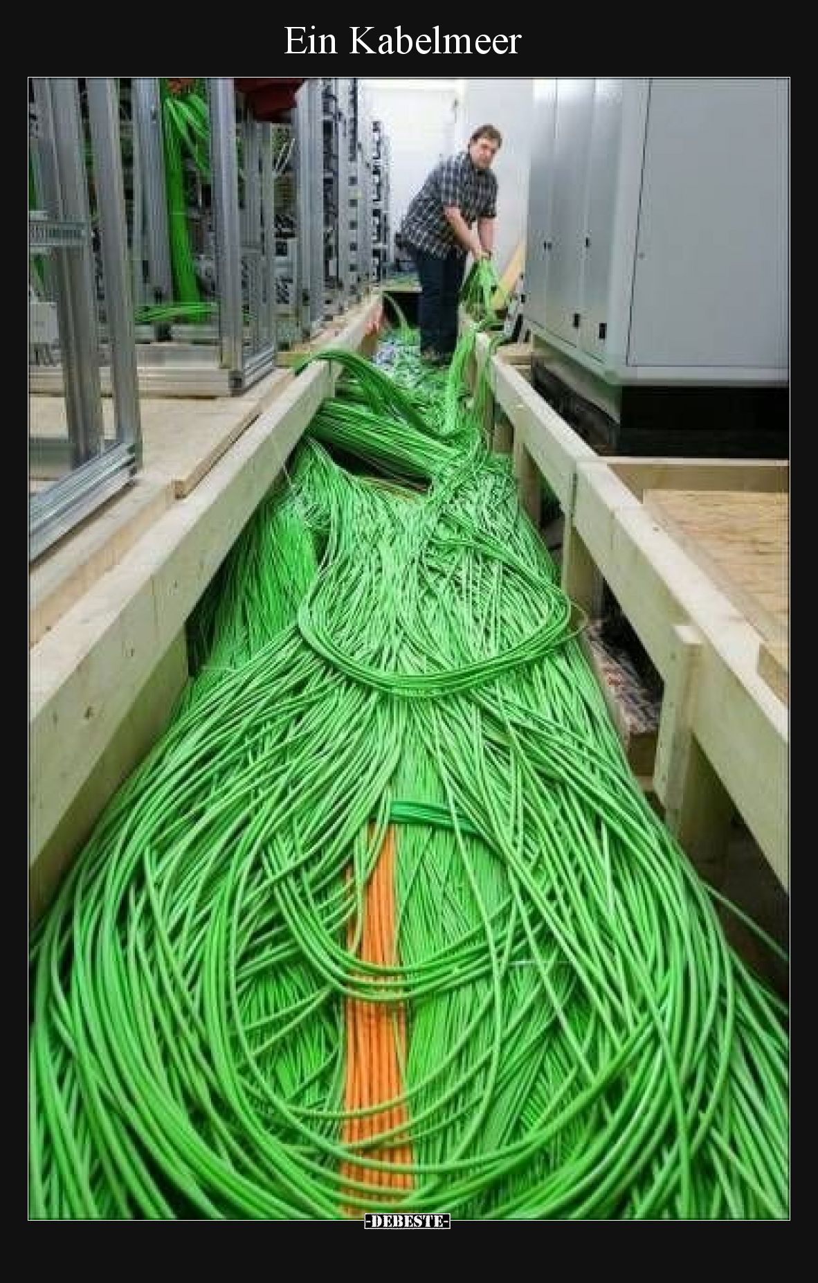 Ein Kabelmeer