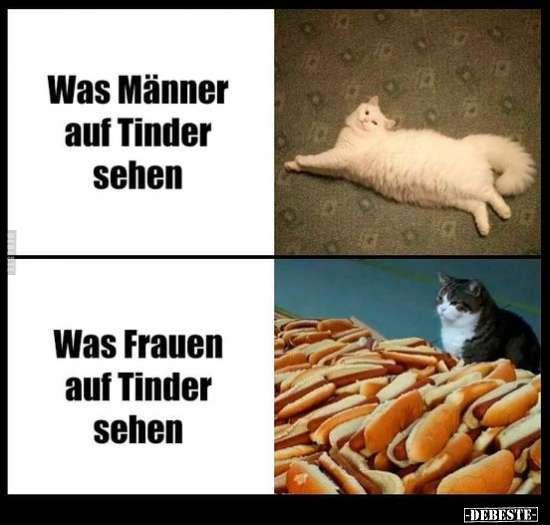 Was Männer auf Tinder sehen..