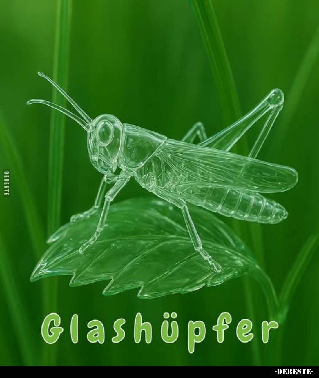 Glashüpfer.