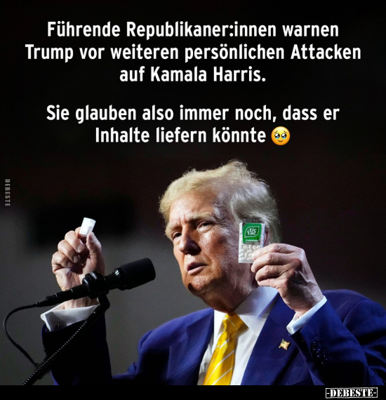 Führende Republikaner:innen warnen Trump vor weiteren.. - Lustige Bilder | DEBESTE.de