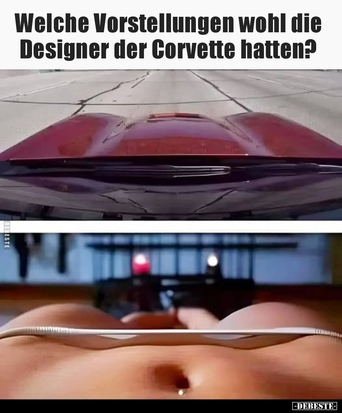 Welche Vorstellungen wohl die Designer der Corvette.. - Lustige Bilder | DEBESTE.de