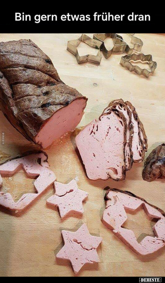 Bin gern etwas früher dran.