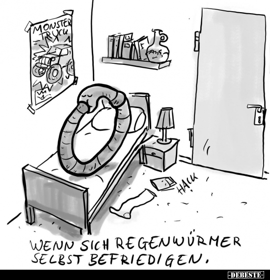 Wenn sich Regenwürmer selbst befriedigen.. - Lustige Bilder | DEBESTE.de