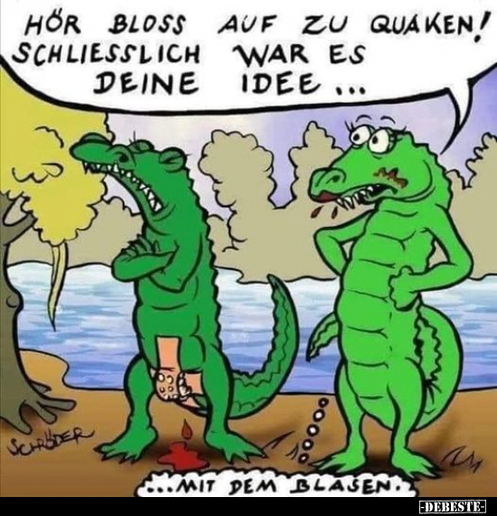 Hör bloss auf zu quaken!.. - Lustige Bilder | DEBESTE.de