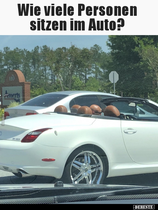 Wie viele Personen sitzen im Auto?.. - Lustige Bilder | DEBESTE.de