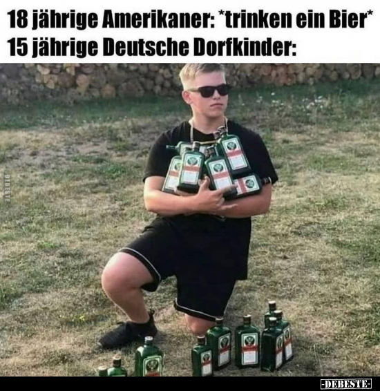 18 jährige Amerikaner: *trinken ein Bier*.. - Lustige Bilder | DEBESTE.de
