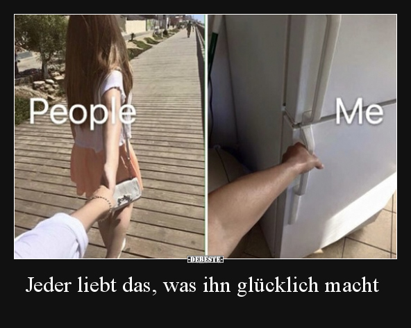 Jeder liebt das, was ihn glücklich macht.. - Lustige Bilder | DEBESTE.de