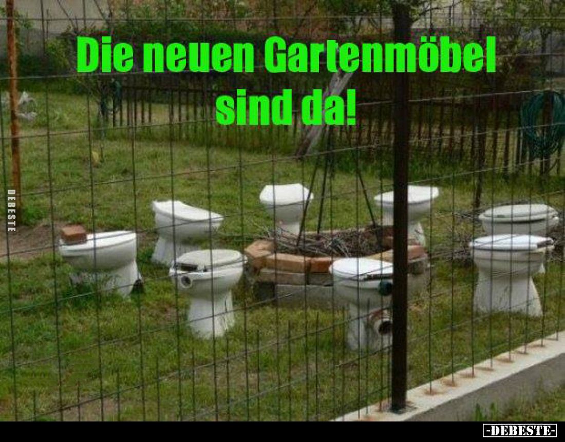 Die neuen Gartenmöbel sind da!