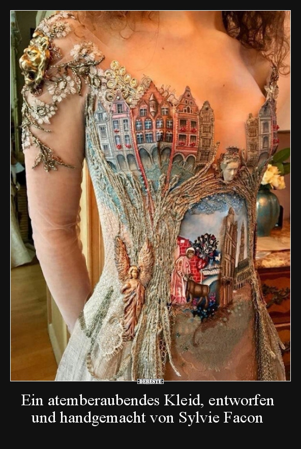 Ein atemberaubendes Kleid, entworfen und handgemacht von.. - Lustige Bilder | DEBESTE.de