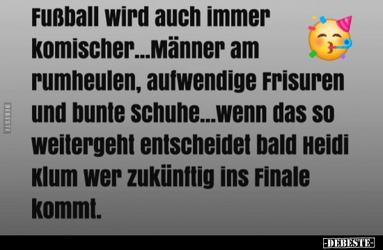 Fußball wird auch immer komischer... - Lustige Bilder | DEBESTE.de