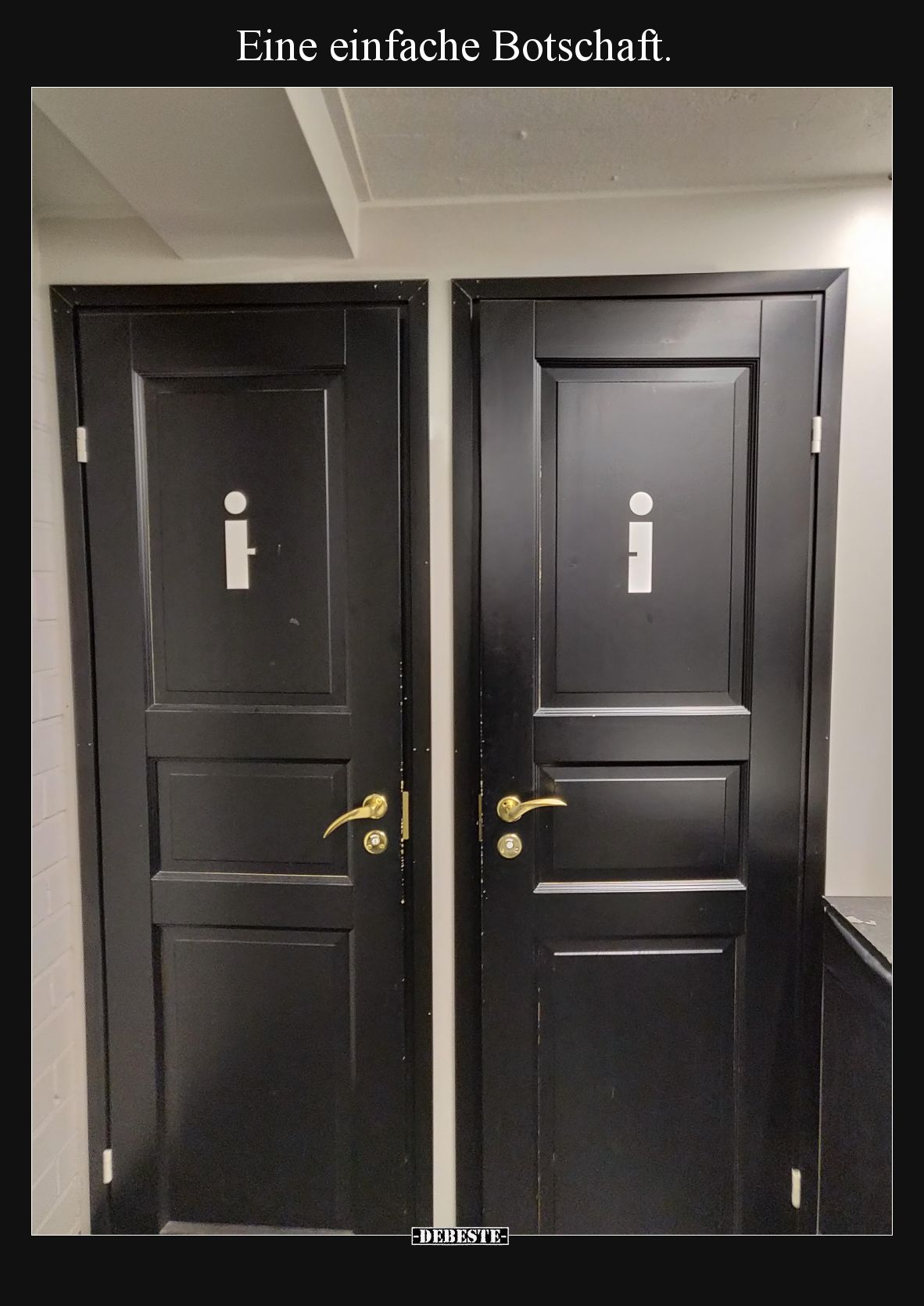 Eine einfache Botschaft