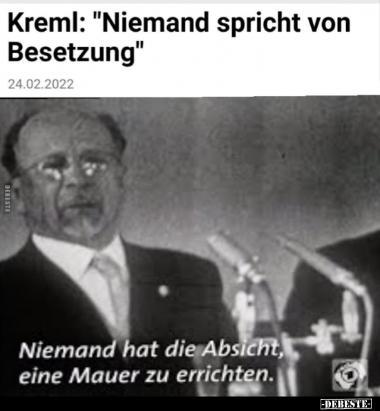 Kreml: "Niemand spricht von Besetzung"