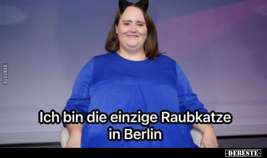 Ich bin die einzige Raubkatze in Berlin.. - Lustige Bilder | DEBESTE.de