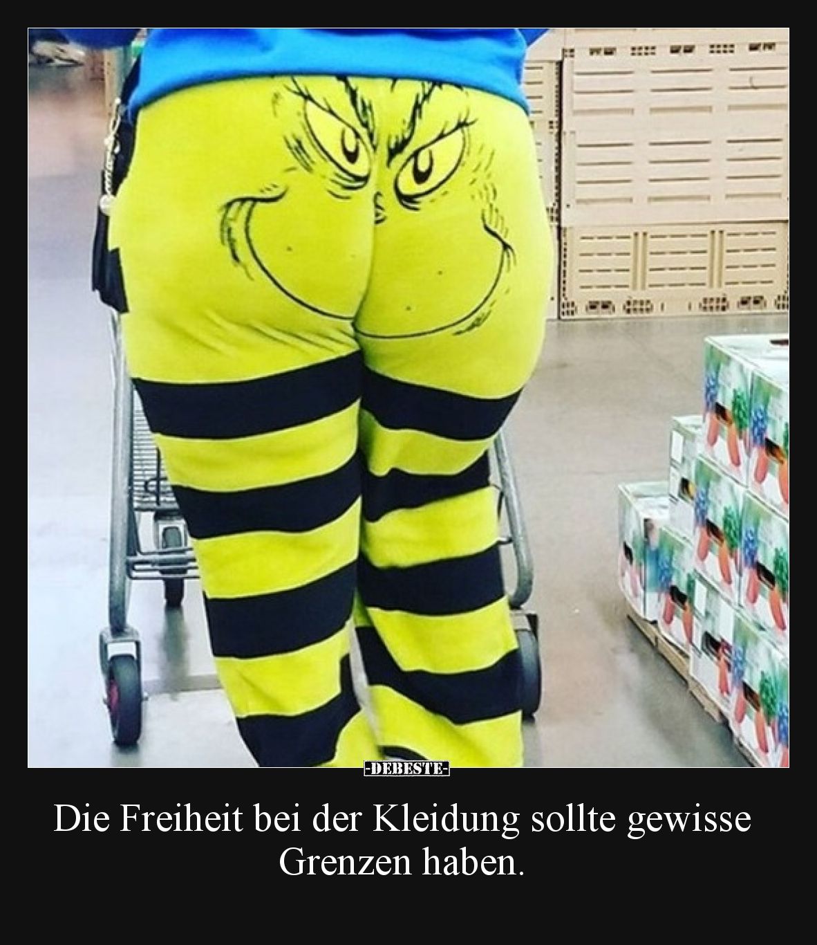 Die Freiheit bei der Kleidung sollte gewisse Grenzen haben.