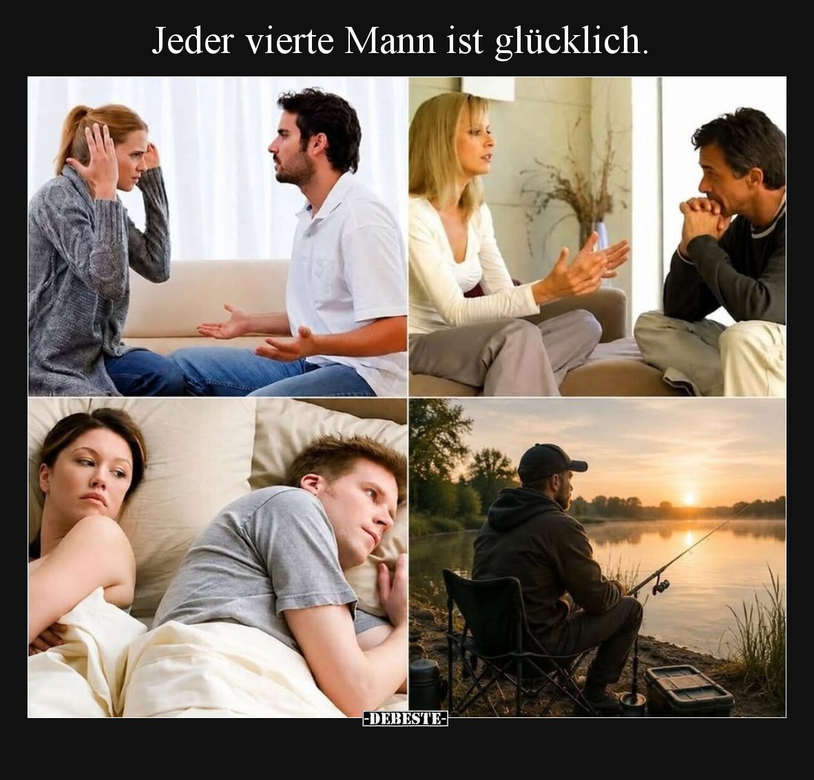 Jeder vierte Mann ist glücklich... - Lustige Bilder | DEBESTE.de