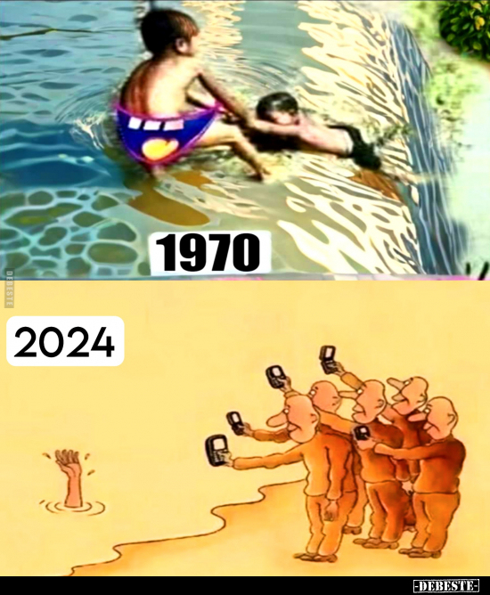 1970 vs 2024.. - Lustige Bilder | DEBESTE.de