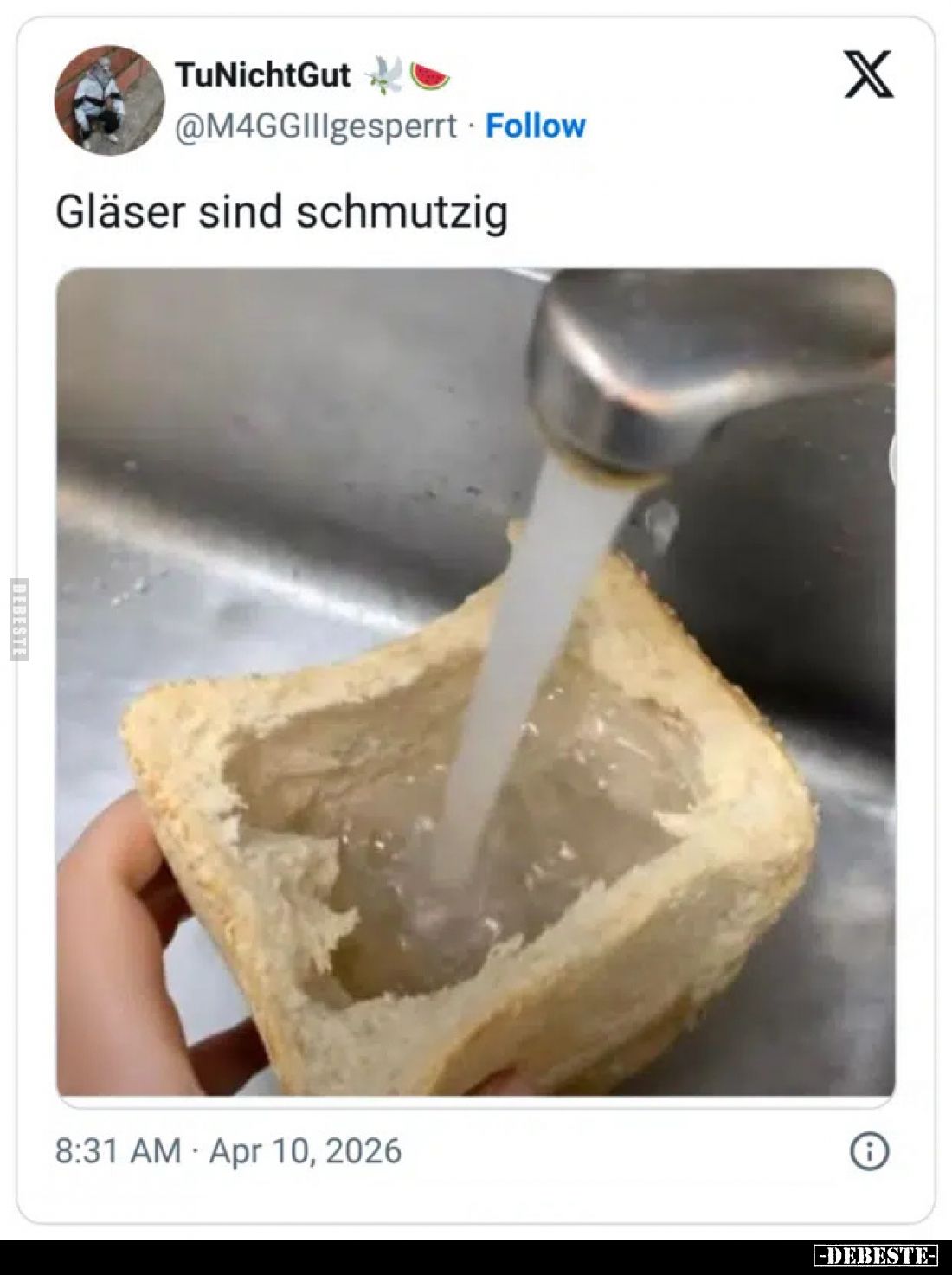 Gläser sind schmutzig.. - Lustige Bilder | DEBESTE.de