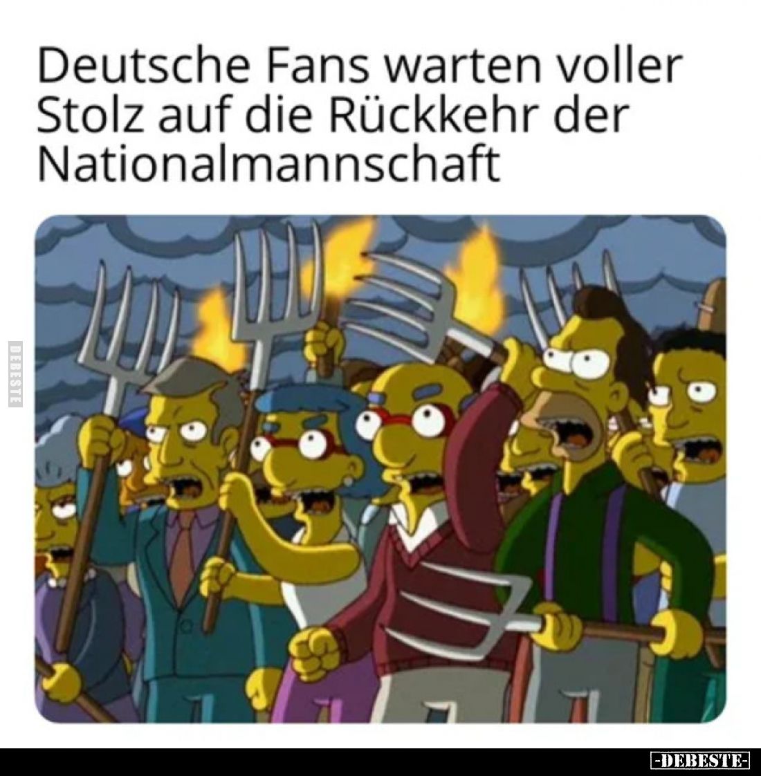 Deutsche Fans warten voller Stolz auf die Rückkehr der.. - Lustige Bilder | DEBESTE.de