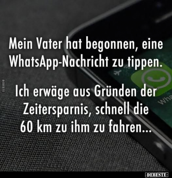 Vater, Fahren